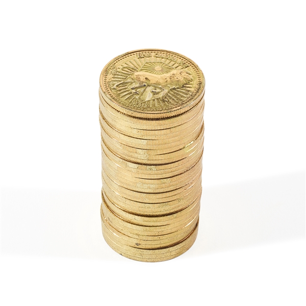 Solid Stack of Coins from John Wick Chapter 4