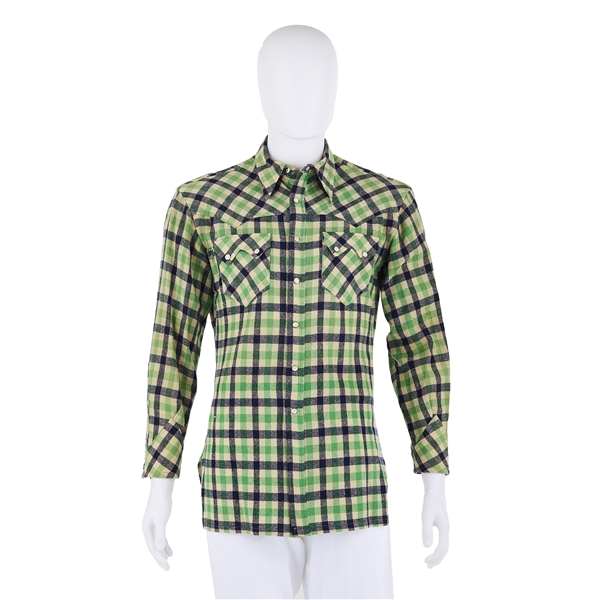 Roy Rogers Green Plaid Shirt and Comic Book