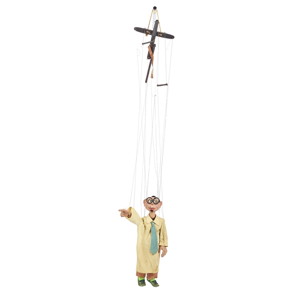 Walton & ORourke "Little Prof" Marionette.