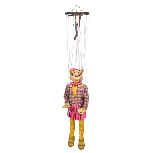 Walton & ORourke "Sassy Cat" Marionette.