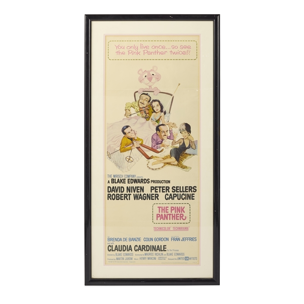 Framed Insert Poster from The Pink Panther