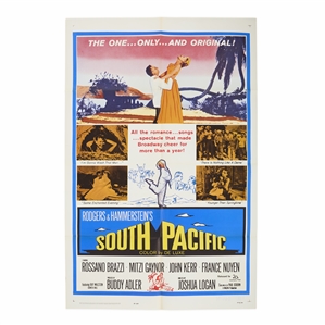 Original One Sheet Poster for South Pacific.