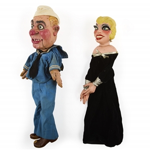 Walton & O'Rourke “Bombshell & Sailor Hand Puppets.