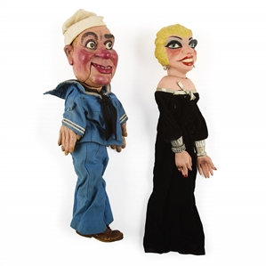 Walton & O'Rourke “Bombshell & Sailor Hand Puppets.