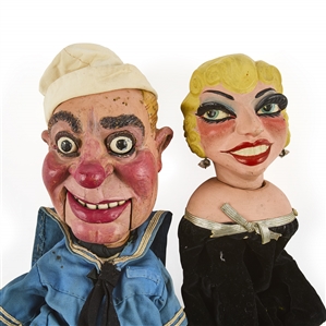 Walton & O'Rourke “Bombshell & Sailor Hand Puppets.