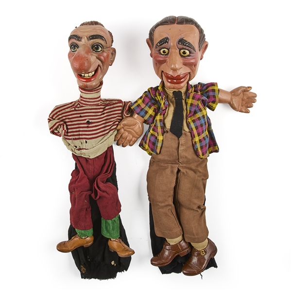 Walton & ORourke “Schnozz & Vaudeville" Hand Puppets