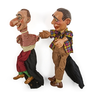 Walton & O'Rourke “Schnozz & Vaudeville Hand Puppets