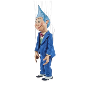 Walton & O'Rourke “Blue Flame Male Marionette.