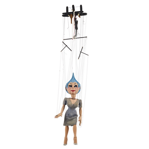 Walton & ORourke “Blue Flame Female" Marionette.