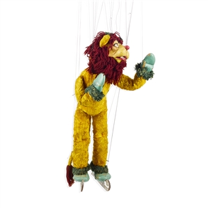 Walton & O'Rourke “Ice Skating Lion Marionette.