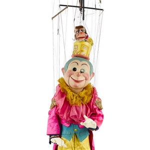 Walton & O'Rourke “Lid-Flipping Clown Marionette