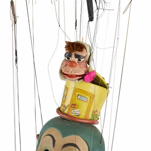 Walton & O'Rourke “Lid-Flipping Clown Marionette