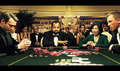 James Bond (6) Poker Chips from Casino Royale