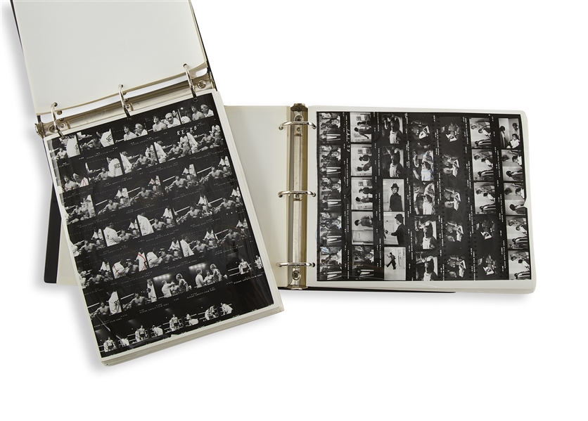 (2) Binders of Contact Sheets from Rocky II.