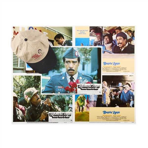 Richard Pryor Baseball Cap and Lobby Cards