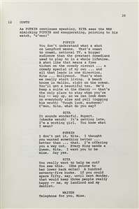 Script for Martin Scorsese's The King of Comedy