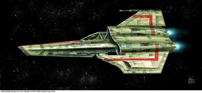 Unproduced Battlestar Galactica Series Maquette