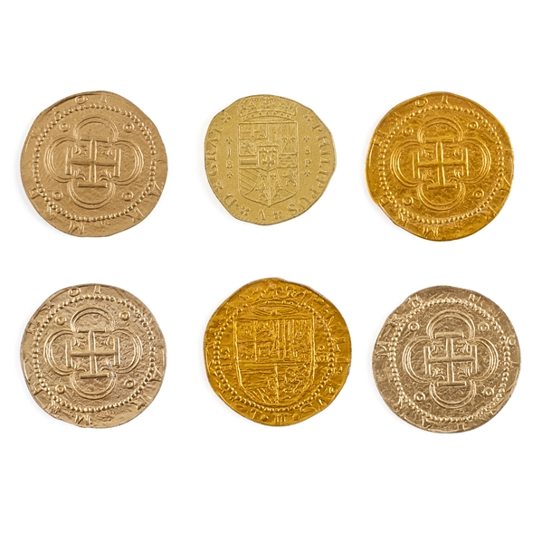 6 Treasure Coins from Pirates of the Caribbean