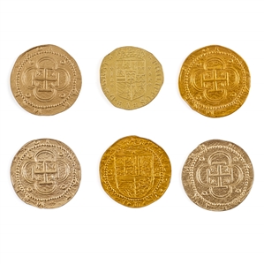 6 Treasure Coins from Pirates of the Caribbean
