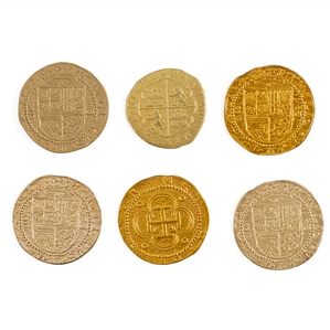 6 Treasure Coins from Pirates of the Caribbean