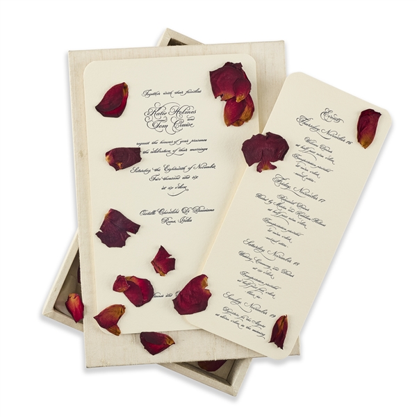 Tom Cruise and Katie Holmes Wedding Invitation