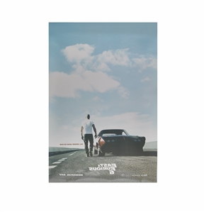 Vin Diesel Signed Poster for Fast and Furious 6.