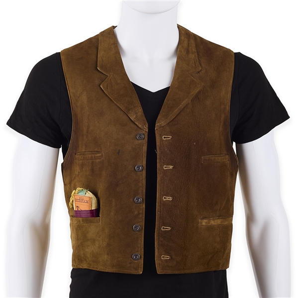 Lee Majors Vest and Pouch from The Big Valley