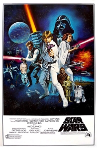 Carrie Fisher Personally Owned Star Wars Poster