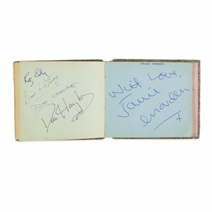 Vintage Autograph Book with The Rolling Stones