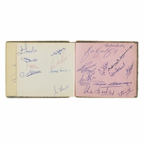 Vintage Autograph Book with The Rolling Stones