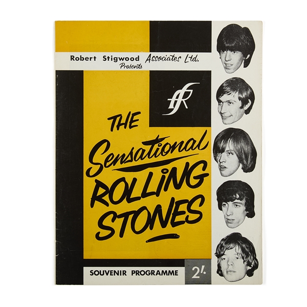 Rolling Stones "Sensational" 1964 UK Tour Program