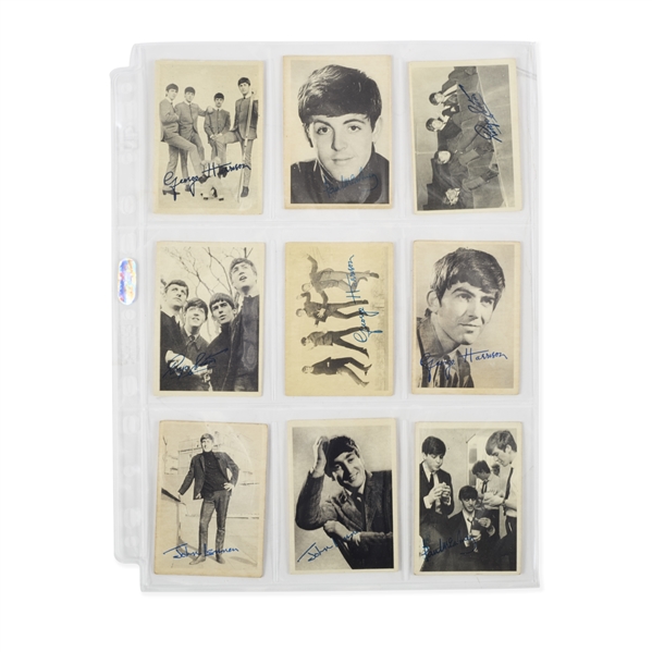 The Beatles Complete 1964 Topps Trading Cards Set