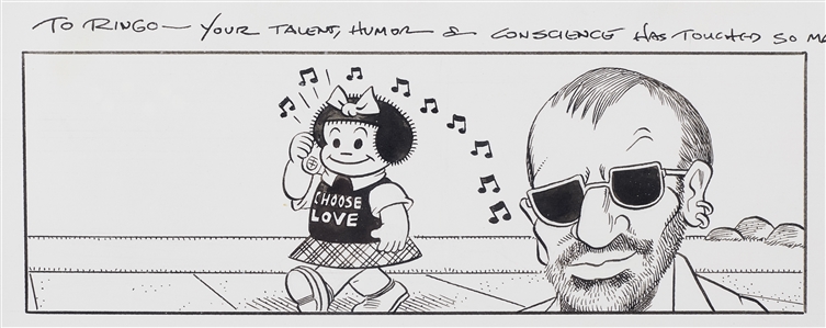 Guy Gilchrist Ringo Starr Nancy Comic Strip