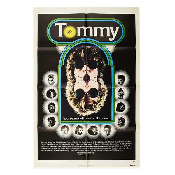 Original One Sheet Movie Poster from Tommy.