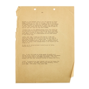 Moss Hart and Richard Rodgers (4) Correspondence with Danny and Sylvia Kaye.